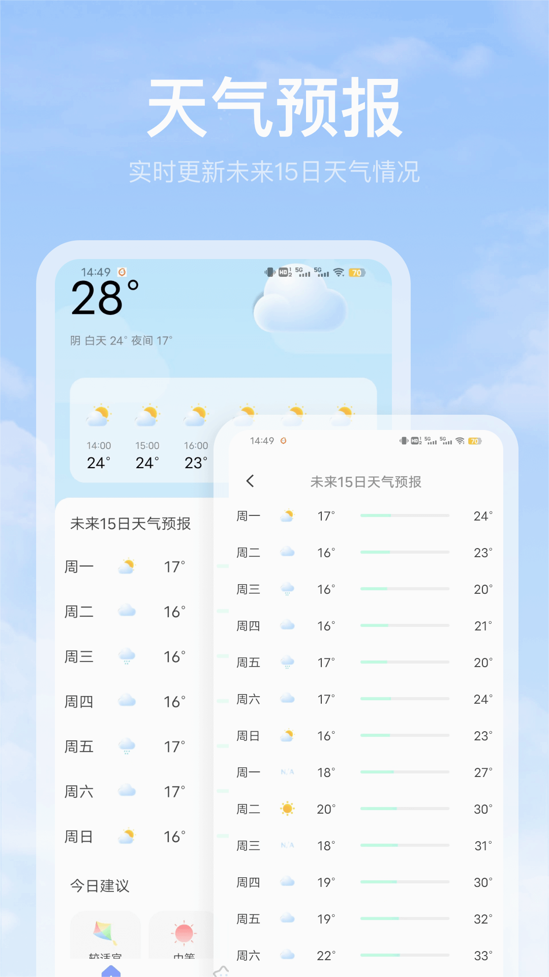 黄历天气雷达 1