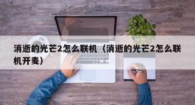 消逝的光芒2怎么联机（消逝的光芒2怎么联机开麦）